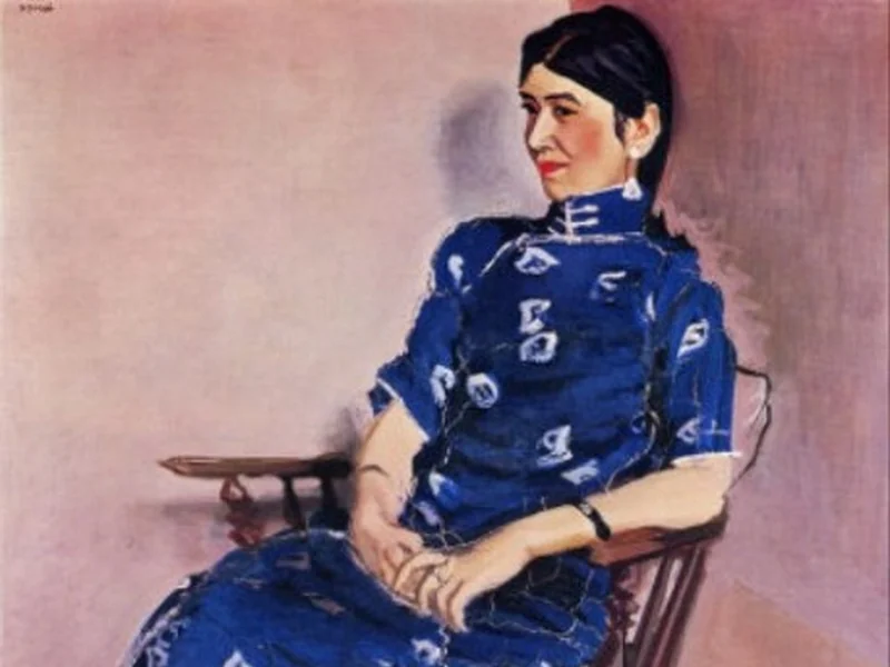 1888-Sōtarō Yasui - Portraut of Chin-Jung
